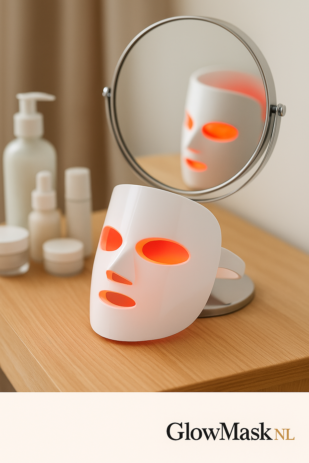 GlowMask™ LED Huidtherapie Masker – Anti-aging & Acne behandeling